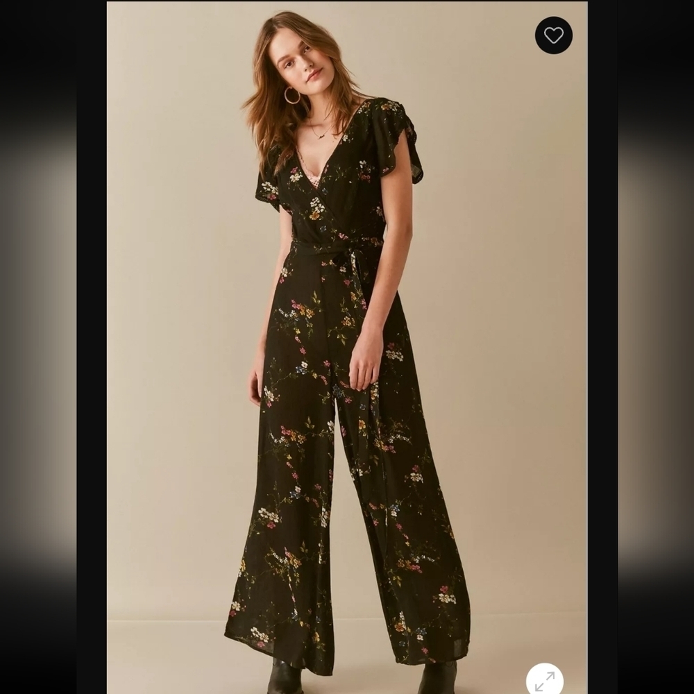 Urban Outfitters Marie Prairie Wrap Jumpsuit, VGUC, Size 6